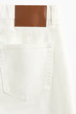 Pantalon Relaxed Fit en coton - Blanc — photo 5