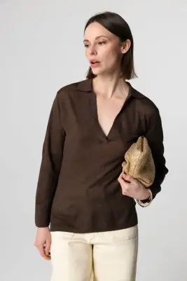Polo en lin — photo 3