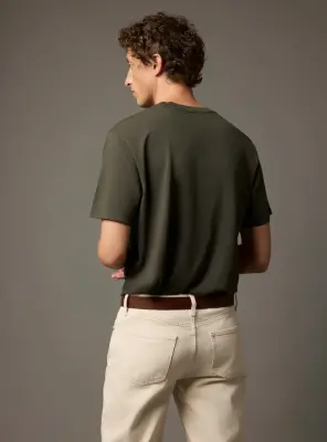T-shirt Tim Dark Khaki — photo 3