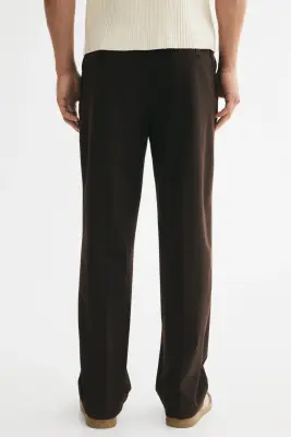 Pantalon Relaxed Fit - Marron foncé — photo 2