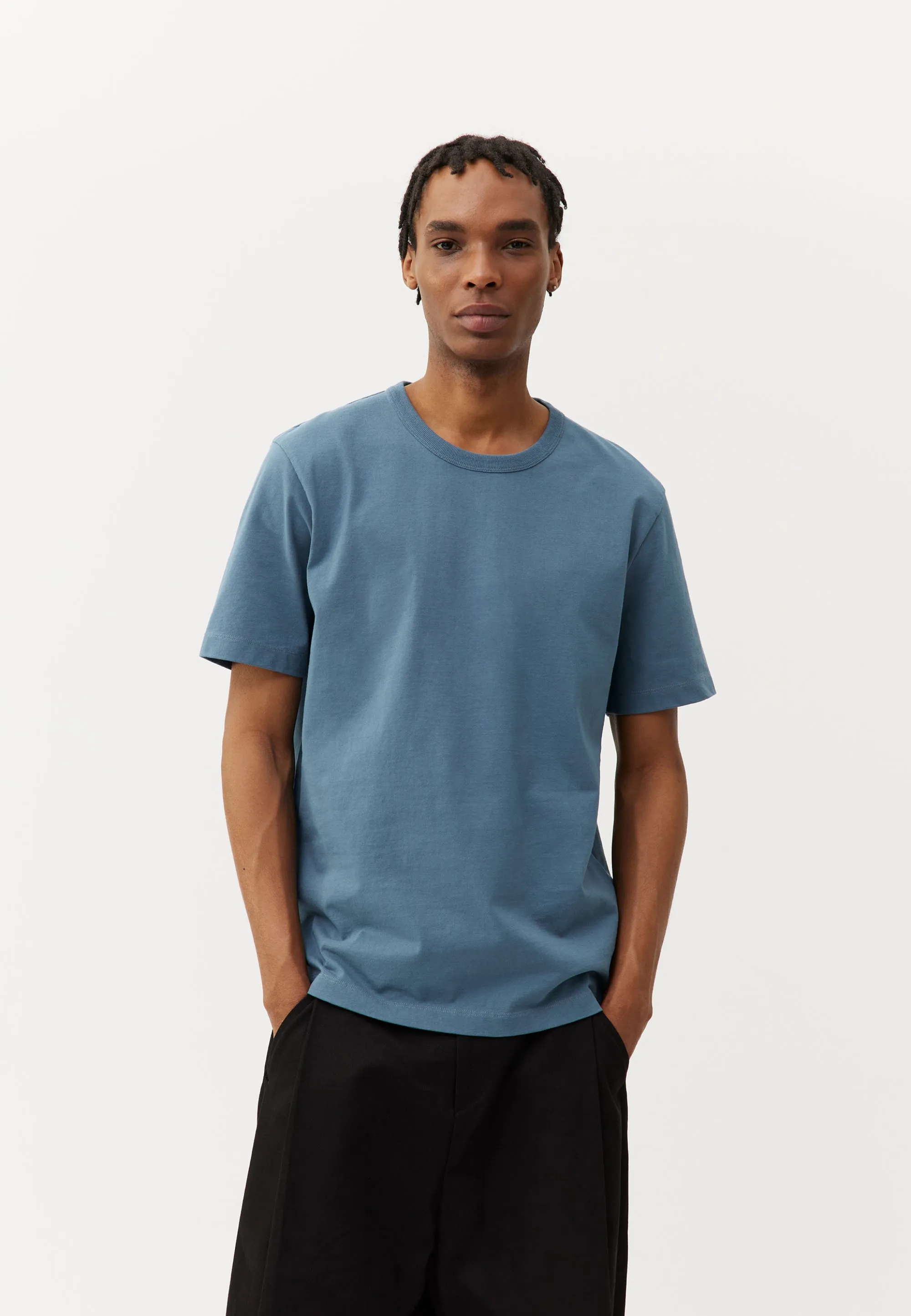 Le t-shirt heavyweight - Bleu tempête