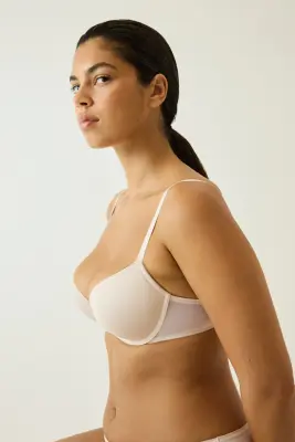 Lot de 2 soutiens-gorge super push-up - Beige clair/marron foncé — photo 2