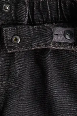 Short de longueur genou en denim - Gris denim foncé — photo 1