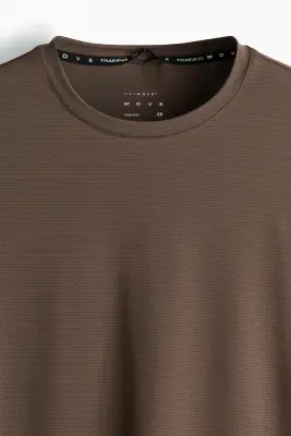 T-shirt de sport à manches longues DryMove™ - Marron moyen — photo 4