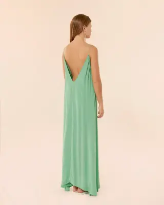 Robe longue Depp testa green – Karma Koma — photo 1