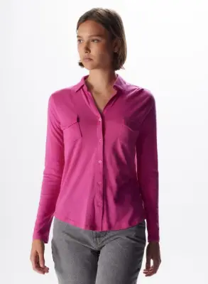 Chemise en coton et cachemire — photo 3