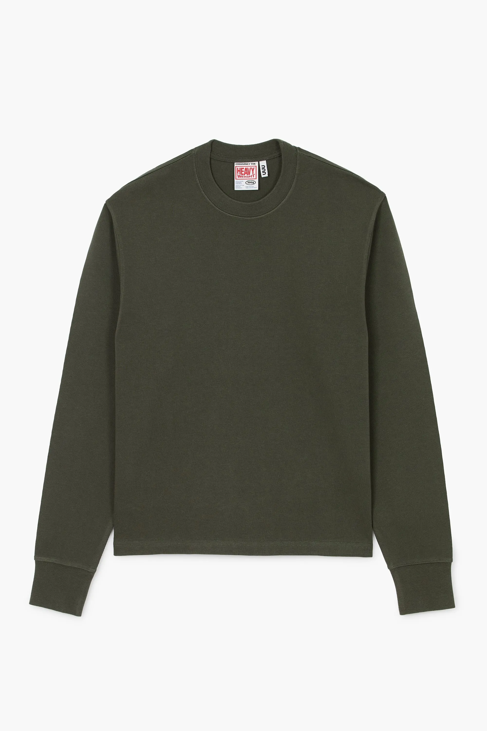 T-shirt 'Chuuunky Tee' Manches Longues - Vert Foncé