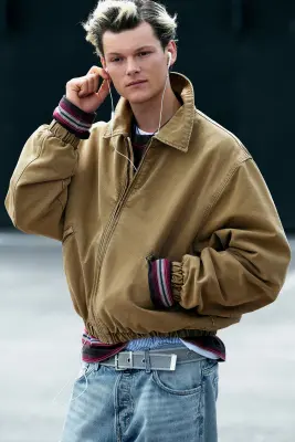 Veste mi-saison - Taupe cendré — photo 1