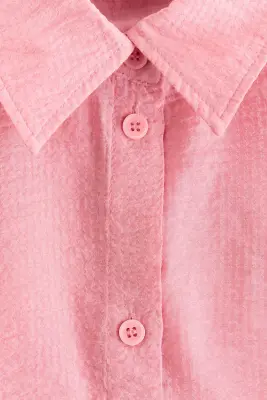 Chemise oversize - Rose — photo 5