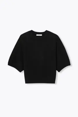 Pull col rond manches ballon