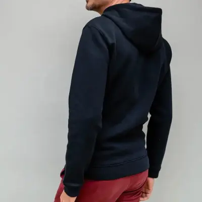 Hoodie Philippe zippé bleu marine — photo 2