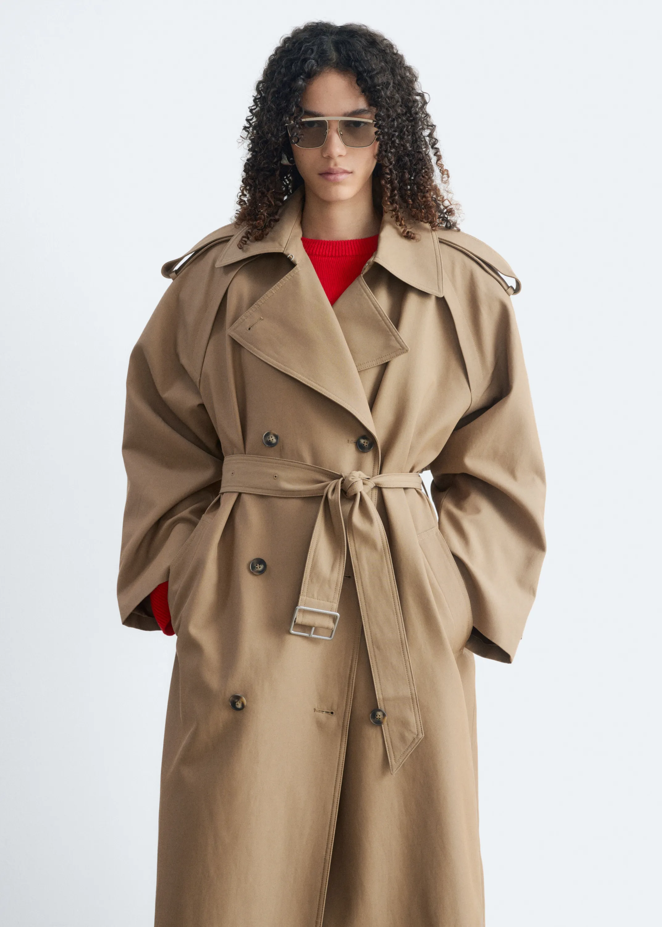 Trench-coat décontracté - Beige