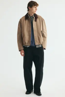 Veste workwear en twill - Beige — photo 1