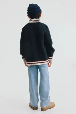 Gilet façon bomber - Bleu marine/NY — photo 3
