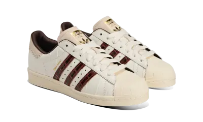 Adidas Superstar Wales Bonner White Brown Croc — photo 2