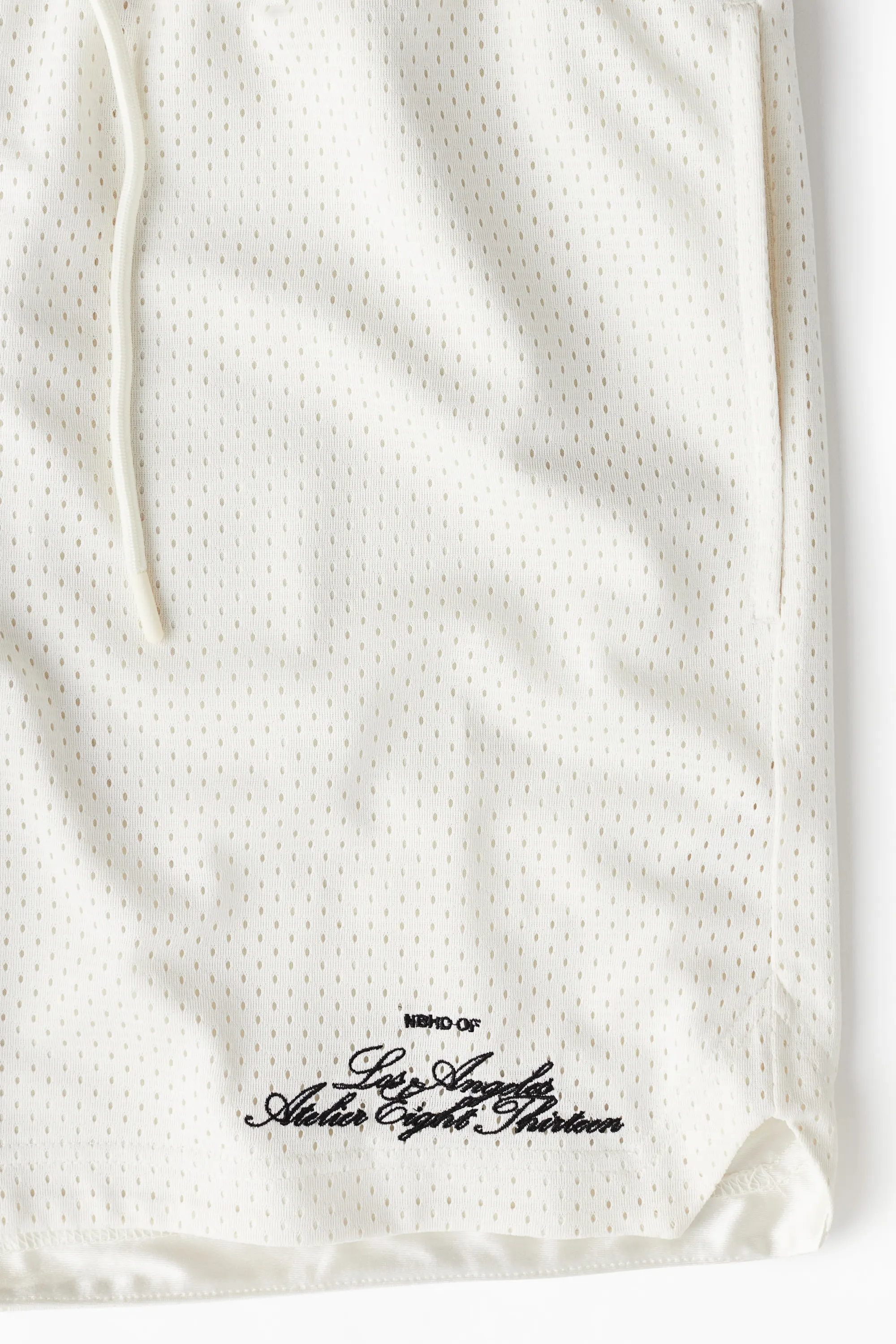 Short Regular Fit en mesh - Blanc