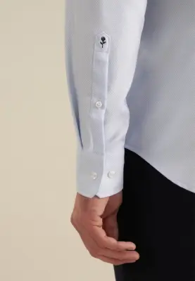 SEIDENSICKER CHEMISE GRANDE LONGUEUR Bleu ciel motif — photo 5