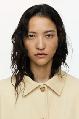 Chemise loose - Beige — photo 1