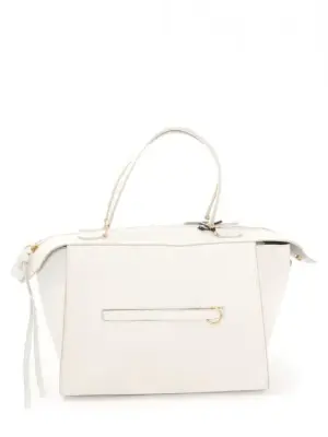Sac RING en cuir grainé blanc Prix boutique 1650€ — photo 1