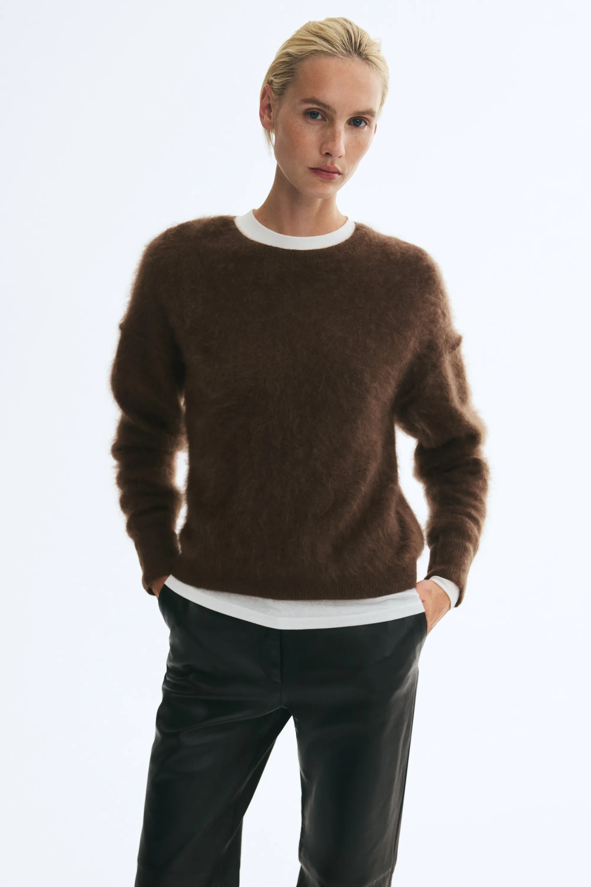 Pull en laine - Marron