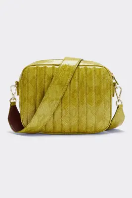 Sac César vernis embossé anis — photo 3