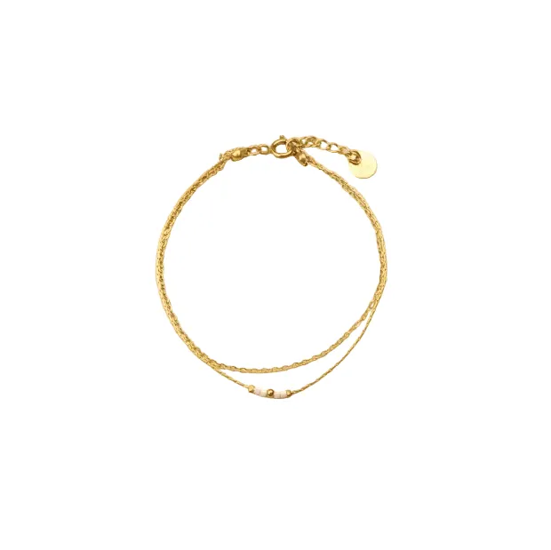Bracelet double chaîne Elora