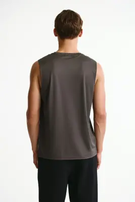 Débardeur de sport Regular Fit DryMove™ - Taupe — photo 3