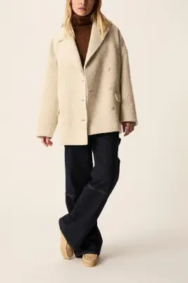 Manteau Yzia Creme — photo 1