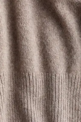 Pull oversize avec col cheminée - Taupe — photo 5