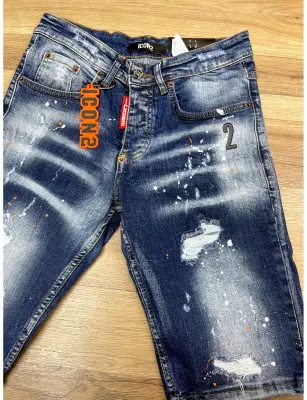 Short Jean ZOOM FLIGHT bleu Slim — photo 2