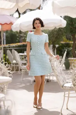 Dina Tweed Dress — photo 3