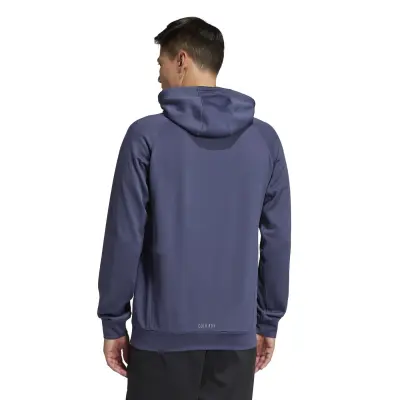 ADIDAS SWEAT CAPUCHE GRANDE LONGUEUR Violet — photo 5