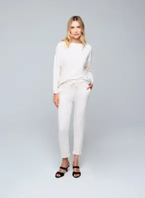 Pantalon en viscose et élasthanne