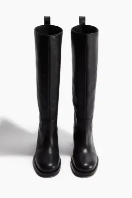 Bottes de hauteur genou - Noir — photo 1