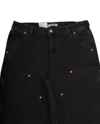 W Nashua Double Knee Pant Smith Denim Black Stone Washed — photo 2