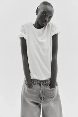 T-shirt en coton - Blanc — photo 2