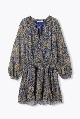 Robe courte imprimée Femme