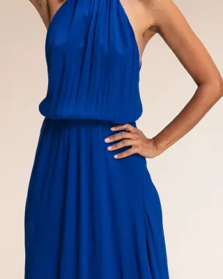 Robe longue Cruz Worker blue – Karma Koma — photo 5