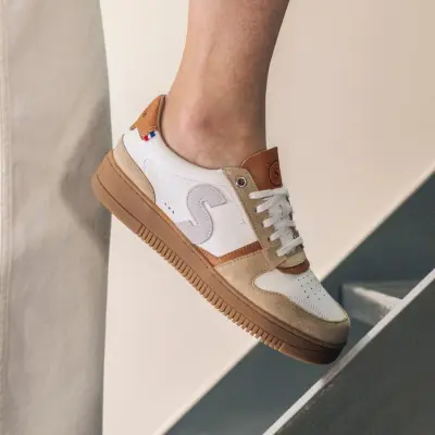 Baskets Bellis Blanc Beige — photo 1