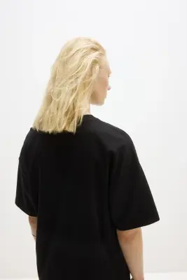 T-shirt Cooling Oversized Fit - Noir — photo 3