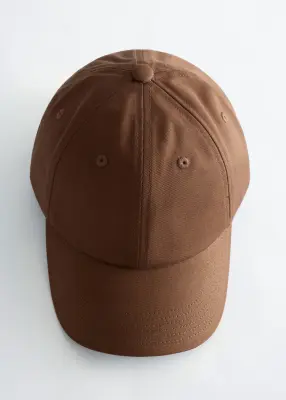 Casquette en sergé de coton - Marron Clair — photo 1
