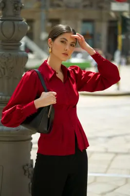 Posie Silk Blouse - Cream — photo 3