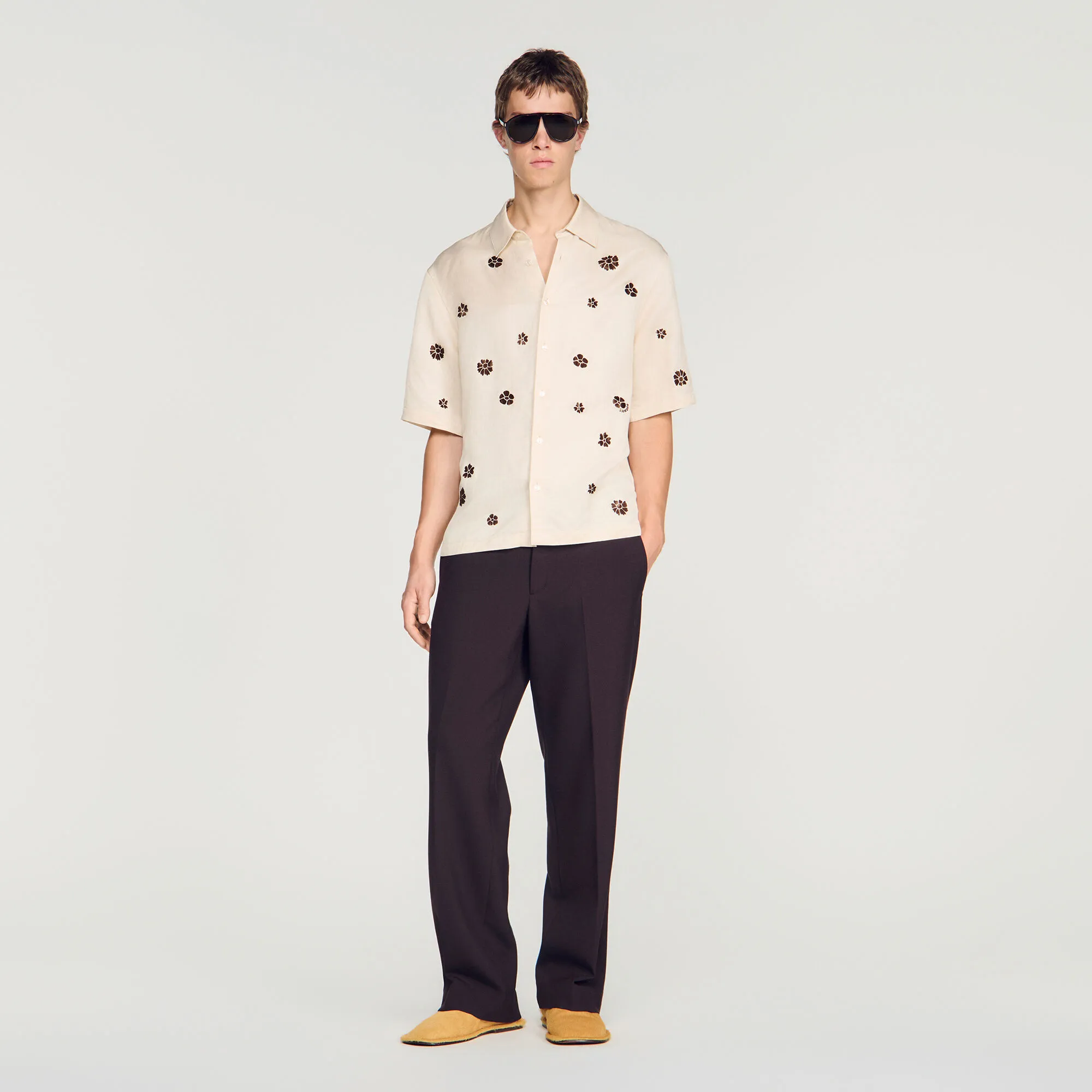 Chemise fluide imprimé fleur