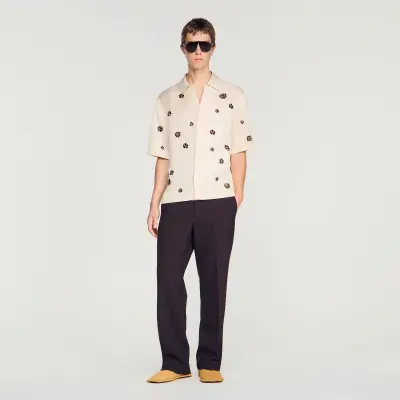 Chemise fluide imprimé fleur