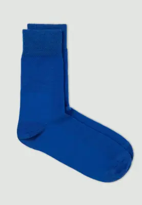 Les chaussettes en laine - Bleu électrique