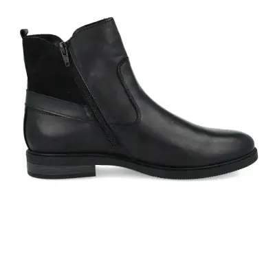Bottines Remonte D1U71-00 Noires - Cuir Lacets Zip Grande Pointure Femme — photo 3