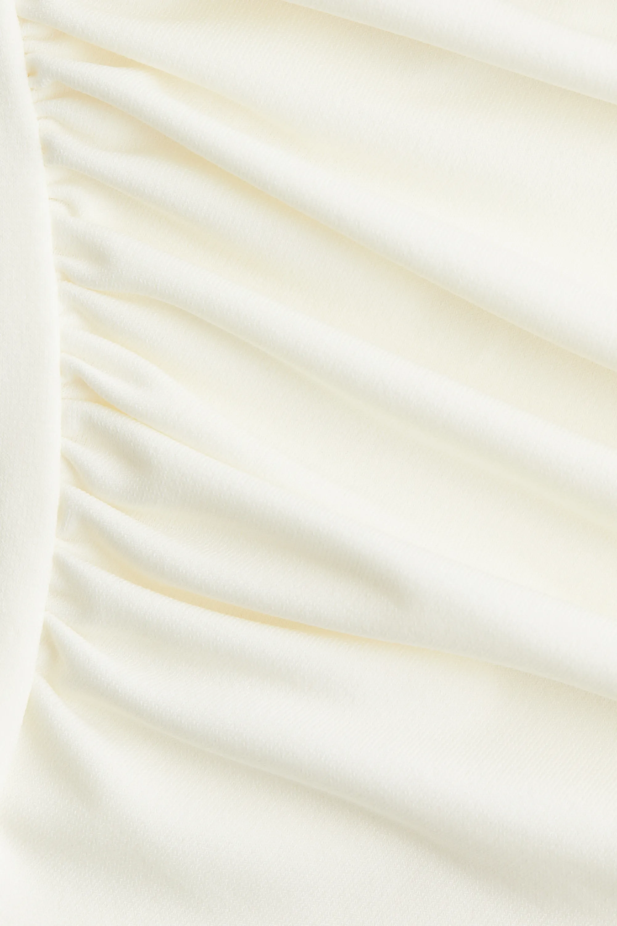Top à effet drapé - Blanc