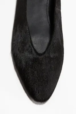 Ballerines en cuir - Marron foncé — photo 2