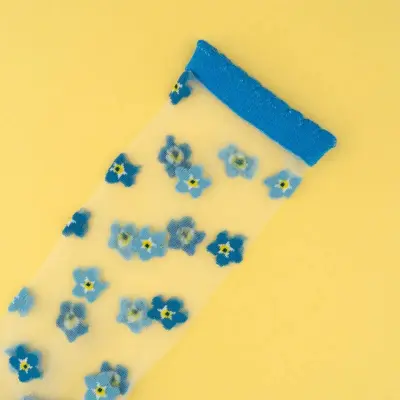 Chaussettes transparentes Myosotis Coucou Suzette — photo 4
