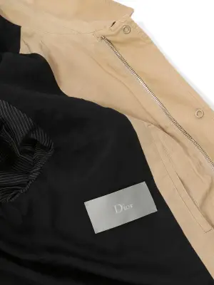 Trench Homme en coton beige S/S 2014 par Kris Van Assche Prix boutique 2000€ Taille 48 — photo 2